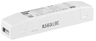 POPP MOSO Fuente de Alimentación LED 60W 24V DC – Transformador 220-240V IP20 Plástico Uso Interior Serie MLS (60W | 24V)
