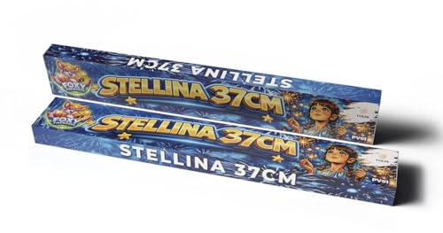 Stelline Scintillanti 37,5 cm – Confezione da 96 Pezzi | Candeline Sparkler Lunghe per Matrimonio, Taglio Torta, Compleanni, Eventi e Foto | Scintille Luminose Eleganti per Feste e Anniversari