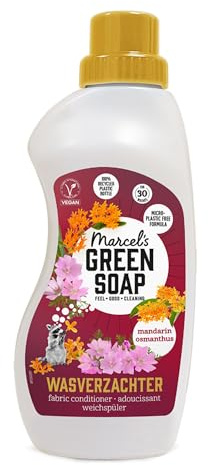 Marcel's Green Soap – Weichspüler Mandarine & Osmanthus – Für weiße und bunte Wäsche – Vegan – 30 Waschgänge – 750 ml
