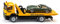 siku 2712, Abschleppwagen, 1:55, Metall/Kunststoff, Gelb, ADAC-Optik, Inkl. abzuschleppendem Spielzeugauto