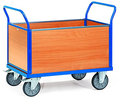 Fetra Transportgeräte mttdc2551 F 500 Wagen Transport, mit 4 Panelen, 600 kg Belastung, 1000 mm x 600 mm Plattform