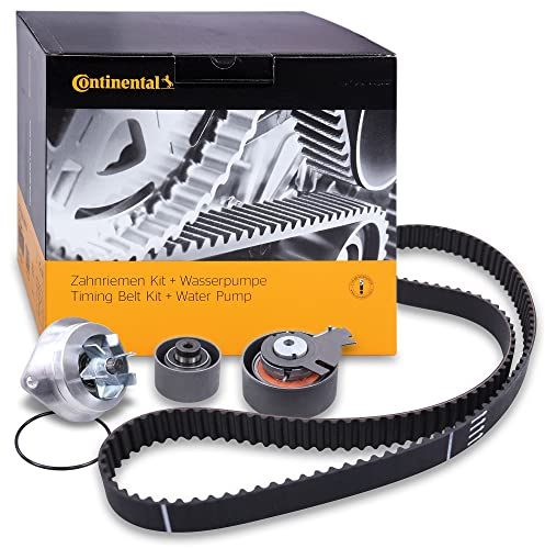 CONTITECH CT1065WP1 Wasserpumpe + Zahnriemensatz Zähnezahl: 134 26 mm Kompatibel mit PEUGEOT 206 Schrägheck 2A/C 206 CC 2D 307 CC 3B, CITROËN C3 I Schrägheck FC, FN