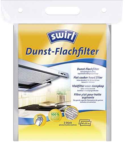 Swirl Dunst-Flachfilter für Dunstabzugshauben (Zuschneidbarer Filter aus kompostierbarem Material)