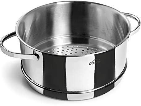 Lacor - 79424 - Cacerola Vapor Belly 24 cm. Inox