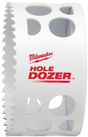Milwaukee 45242193370 Scie Cloche Hole Dozer des Perçages Haute Qualité, Blanc Pack of 1
