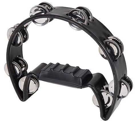 Performance Percussion PP4011 Halbmond-Tamburin schwarz
