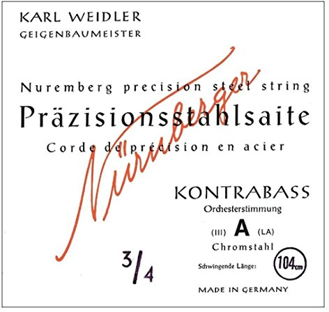 Nürnberger Kontrabass-Saiten Präzision Orchesterstimmung Satz 4/4 204