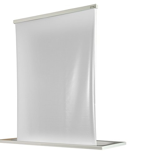 ECO-DuR 4024879000660 Kassetten Duschrollo 134 cm weiß - Folie unbedruckt