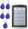 MATHFEL Smart Lock Elektronisches Türschloss für Haustür - Wetterfestes Codeschloss mit RFID, IP66, 2 Relais - Türöffner mit Code, Smartes Türschloss, Automatisches Türschloss