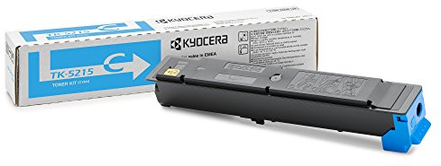 Kyocera Mita TK5215C Original Toner Pack of 1 | Drucker Toner kompatibel für TASKalfa 406ci. Tonerkartusche