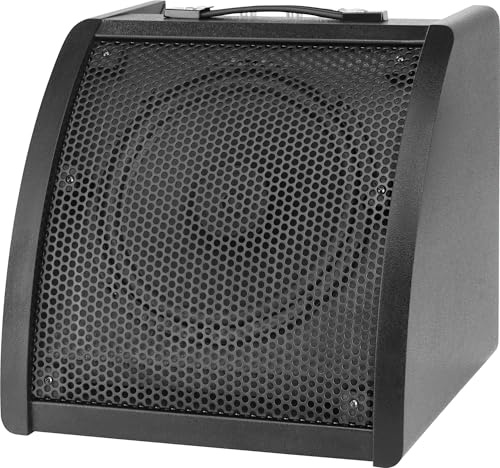 Classic Cantabile AP-30 Aktiv-Monitor - Drum Monitor mit 10'' Koaxial Speaker - Lautsprecher mit 30 Watt Leistung - 3-Band EQ, AUX-In - Ideal für E-Drum und Keyboards