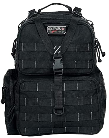 G Outdoors 301214-SSI G.P.S. Tactical Range Rucksack, schwarz, GPS-T1612BPB, mehrfarbig, N/A