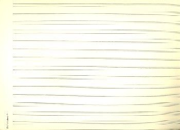 Notenpapier Quart-Format quer 16 Systeme 34x27 cm (5 Bögen)