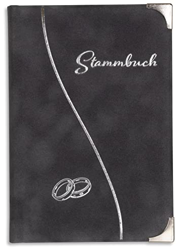 Stammbuch Grau Samt Irio Hochzeit Stammbuch der Familie
