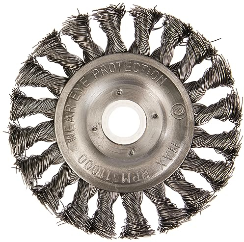 BGS 3985 | Brosse plate | brosse ronde tressée | Ø 115 mm