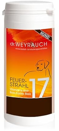 Dr. Weyrauch Nr. 17 Feuerstrahl | 60 Kapseln | Ergänzungsfuttermittel für Hunde | Mit roten Früchten