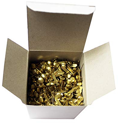 ALCO-Albert 320 - Musterbeutelklammern, 2/15 vermessingt, 1000 Stück