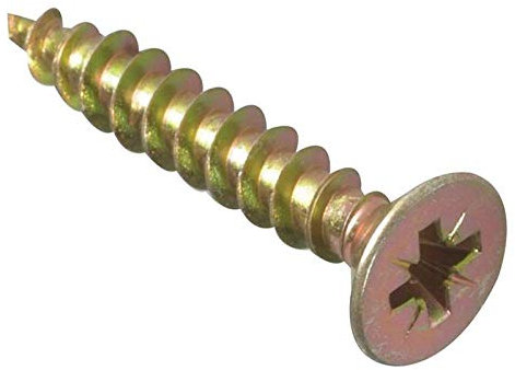 Forgefix MPS520Y - Tornillo para madera (tamaño: 5.0 x 20mm)