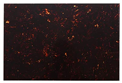 FLEOR Pickguard Material Blank E-Gitarren-Kratzplattenblatt für Custom ST TL TE Bass E-Gitarrenschutz, 4-lagig braune Schildpatt