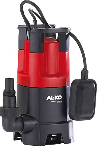 AL-KO Schmutzwassertauchpumpe Drain 7500 Classic (450 W Motorleistung, 7.500 l/h max. Fördermenge, 6 m max. Förderhöhe, 30 mm max. Korngröße)