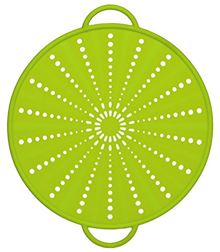 EMSA SMART Kitchen Couvercle anti-projections, passoire, en silicone 31cm vert 514558