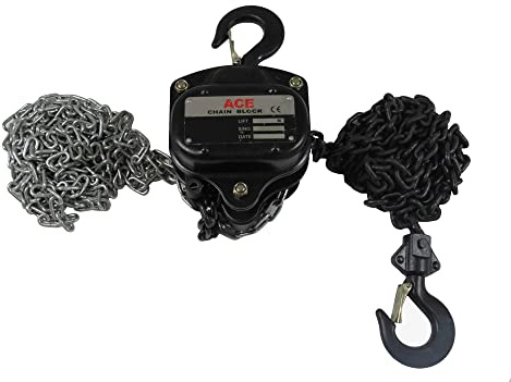 Heavy Duty Chain Block and Tackle 0.5 Ton 3 Metre (500KG 0.5T 3M Lifting Hoist)