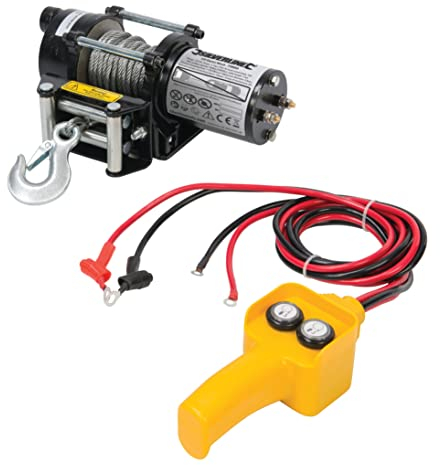 Silverline - Verricello elettrico 12 V 900 kg (2000 lb) (748850)