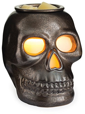 Candle Warmers elektrische Duftlampe Skull Totenkopf schwarz