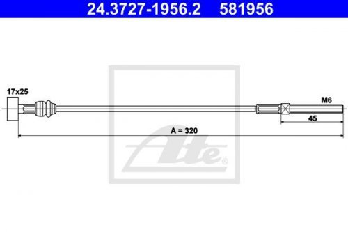 ATE 24.3727-1956.2 Système de Servofrein