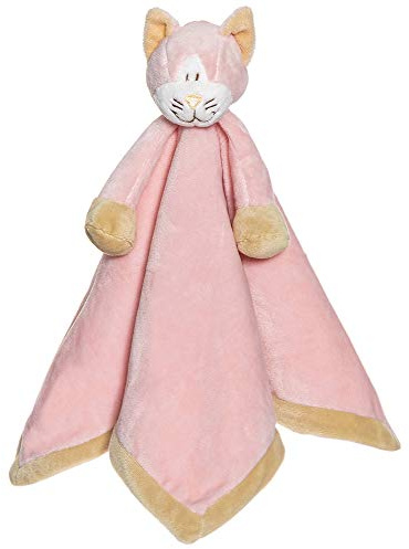 Teddykompaniet Båstad 13721 Schmusetuch „Diinglisar“ Baby Katze, rosa – Schmusedecke 35x35 cm – Stofftier-Schnuffeltuch - Kuscheltier - super soft - ab Geburt