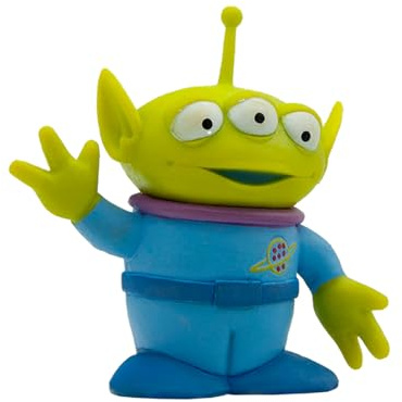 Bullyland 12765 – Leksaksfigur Alien från Disney Pixar Toy Story, ca 6,3 cm, detaljrik, perfekt som en liten gåva för barn från 3 år