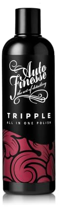 Auto Finesse Tripple All-in-One Polish | Car Polish & Wax | 500ml | Paint Correction, Gloss Enhancement, Protection | Truly British