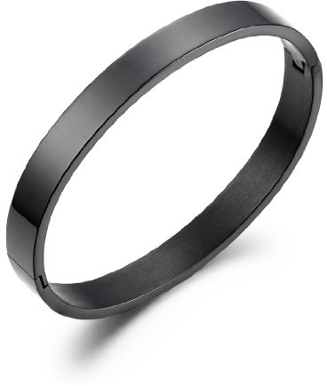 JewelryWe Schmuck Paare Armreifen Pärchen Armband mit Gravur, Edelstahl Freundschaft Armbänder Partner Armschmuck Valentinstag Lieben Geschenk für Damen Herren