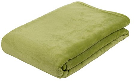 Gözze - Wohn- und Kuscheldecke, Memphis, Hohes Stoffgewicht 300 g/m², 180 x 220 cm - Grün