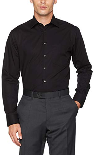 Seidensticker Herren Business-Hemd - Regular Fit - Bügelfrei- Kent-Kragen - Langarm - 100% Baumwolle