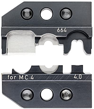 Knipex Matrice de sertissage pour pince à sertir universelle, 97 49 66 4 | Pour connecteurs MC4 et MC4 Evo 2