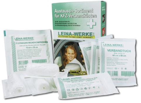 Leina REF12000 Kit de remplacement pour trousse de secours