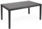 SATURNIA - Mesa Resina Ratan Antracita Prince150x90 cm.