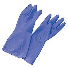 Showa Flock Handschuhe, Gefüttert, ungestützt, PVC-Handschuhe (170) Herrengröße 9