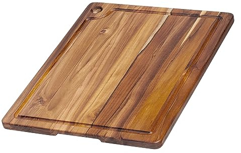 Teakhaus Cutting Board 46x35,5x1,9cm, Wood, Brown, 46 x 35.5 x 1.9 cm