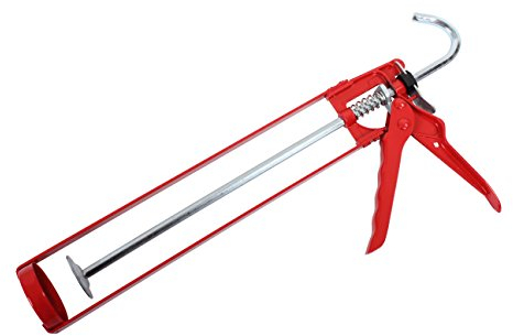 ProDec Pistola per calafataggio a scheletro extra forte per l'applicazione di sigillanti, siliconi e adesivi in cartuccia da 400 ml e 310 ml - Applicatore professionale per impieghi gravosi