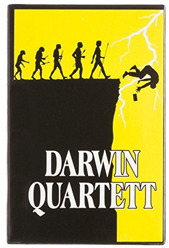 GOODS+GADGETS® Darwin Quartett Card Game – Dark Humor Gift, 4 Categories