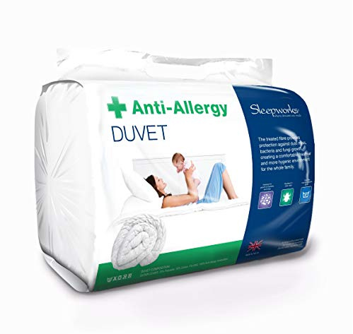 Littens All Seasons Duo 15 Tog Superking Bed Size Luxury Anti-Allergy, Hollowfibre Polycotton Duvet Quilt, Bedding, Made In The UK (260cm x 220cm)
