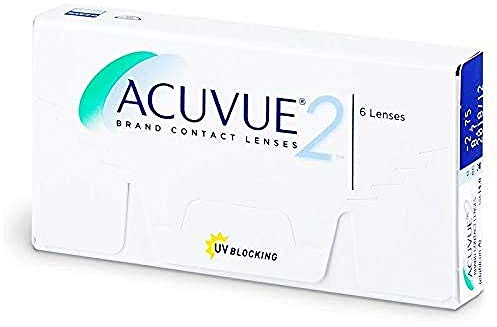 ACUVUE 2 - Lenti a contatto quindicinali - protezione UV;-2.25 diottrie; BC 8.7; DIA 14.00; 6 lenti