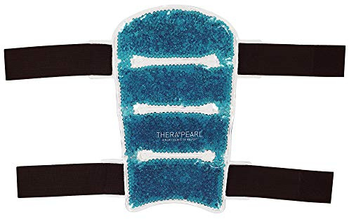 TheraPearl Shin Wrap, Reusable Hot and Cold Compress Therapy Gel Pack, Ice Pack for Swelling, Bruising, Sport, Arthritis Pain Relief
