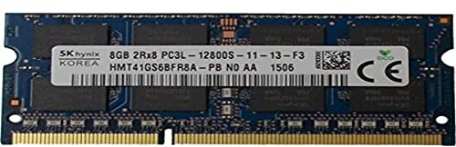 Hynix HMT41GS6BFR8A-PB 8 GB módulo de Memoria - (8 GB, 1 x 8 GB, DDR3L, 1600MHz, SO-DIMM de 204 Pines)