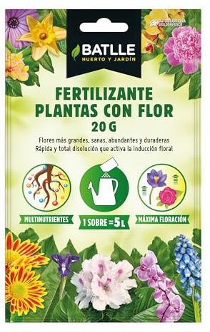 Semillas Batlle Fertilizante para Plantas con Flor - Sobre para 5L