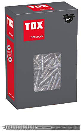 TOX Stockschraube Boltix verzinkt, M8 x 50 mm, 100 Stück, 09510151