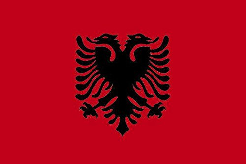U24 Fahne Flagge Albanien 150 x 250 cm