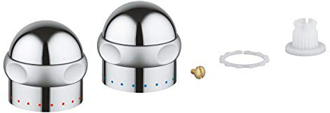 GROHE Sentosa - Griff Sentosa (1/2, wärmeisoliert), chrom/mattchrom, 45538IP0